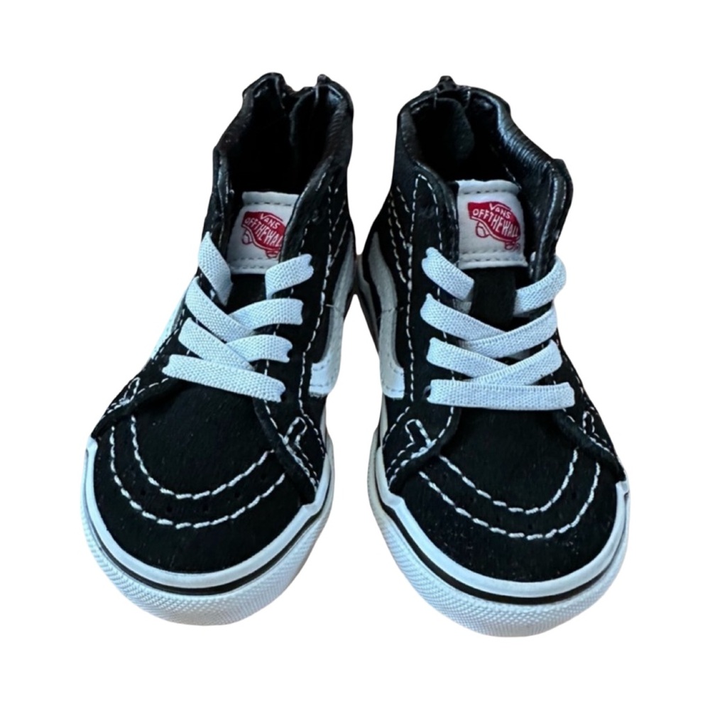 NWOT Vans Black and White High-Top Sneakers